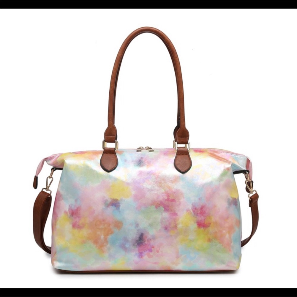 XL Travel Tote - Tye-Dye Print
